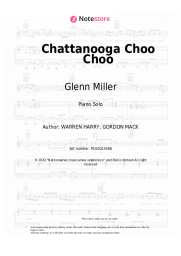 Sheet music, chords Glenn Miller - Chattanooga Choo Choo