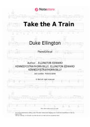 Sheet music, chords Duke Ellington - Take the A Train