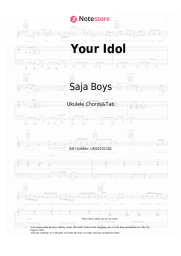 Sheet music, chords Saja Boys, Andrew Choi, Neckwav, Danny Chung, Kevin Woo, SamUIL, KPop Demon Hunters Cast - Your Idol