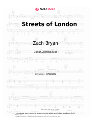 undefined Zach Bryan - Streets of London