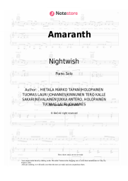 undefined Nightwish - Amaranth