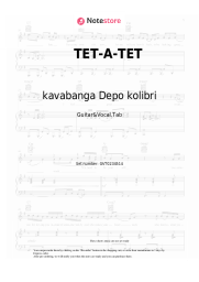undefined kavabanga Depo kolibri - ТЕТ-А-ТЕТ