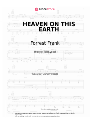 Sheet music, chords Forrest Frank, Torey D’Shaun - HEAVEN ON THIS EARTH
