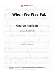 undefined George Harrison - When We Was Fab