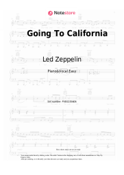 undefined Led Zeppelin - Going To California