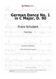 undefined Franz Schubert - German Dance No. 1 in C Major, D. 90