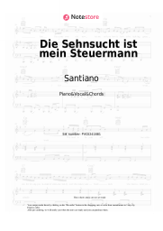 Sheet music, chords Santiano - Die Sehnsucht ist mein Steuermann