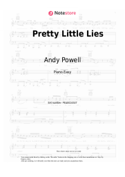 Sheet music, chords Andy Powell, Linda Roan - Pretty Little Lies