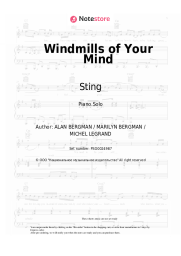 undefined Sting - Windmills of Your Mind
