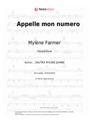 undefined Mylène Farmer - Appelle mon numero