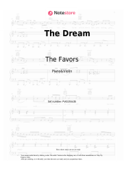 Sheet music, chords The Favors, FINNEAS, Ashe - The Dream