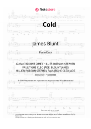 undefined James Blunt - Cold