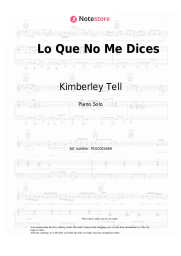 undefined Kimberley Tell - Lo Que No Me Dices