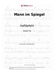 undefined Haftbefehl - Mann im Spiegel
