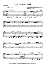 Sheet music, chords Max Raabe, Palast Orchester, LEA - Guten Tag, liebes Glück