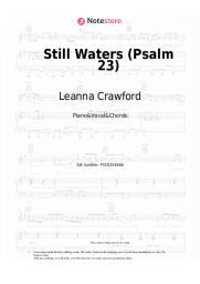 Sheet music, chords Leanna Crawford - Still Waters (Psalm 23)