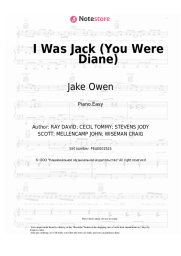 undefined Jake Owen -  I Was Jack (You Were Diane)
