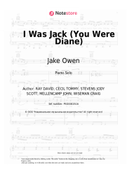 undefined Jake Owen -  I Was Jack (You Were Diane)