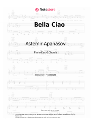 Sheet music, chords Astemir Apanasov - Bella Ciao