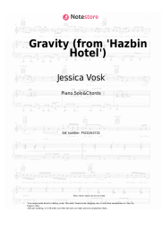 Sheet music, chords Jessica Vosk, Alex Brightman, Sam Haft, Andrew Underberg - Gravity (from 'Hazbin Hotel')