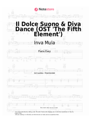 Sheet music, chords Inva Mula, Eric Serra - Il Dolce Suono & Diva Dance (OST 'The Fifth Element') 