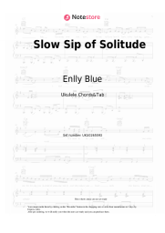 Sheet music, chords Enlly Blue - Slow Sip of Solitude