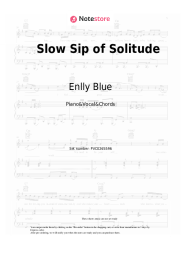 Sheet music, chords Enlly Blue - Slow Sip of Solitude