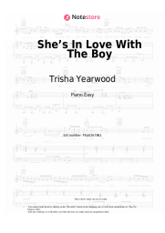 Sheet music, chords Trisha Yearwood - She’s In Love With The Boy