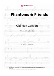 Sheet music, chords Old Man Canyon - Phantoms & Friends