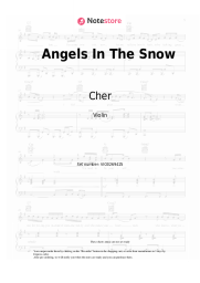 Sheet music, chords Cher - Angels In The Snow