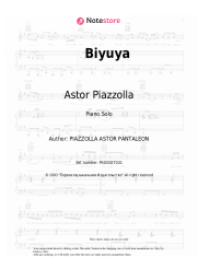 undefined Astor Piazzolla - Biyuya