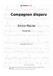 undefined Enrico Macias - Compagnon disparu