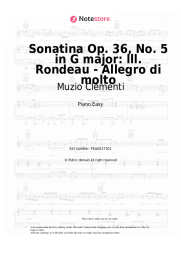 undefined Muzio Clementi - Sonatina Op. 36, No. 5 in G major: lll. Rondeau - Allegro di molto