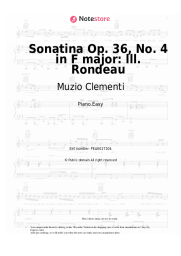 undefined Muzio Clementi - Sonatina Op. 36, No. 4 in F major: lll. Rondeau