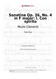 undefined Muzio Clementi - Sonatina Op. 36, No. 4 in F major: l. Con spirito