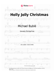 Sheet music, chords Michael Bublé - Holly Jolly Christmas
