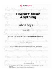 undefined Alicia Keys - Doesn't Mean Anything