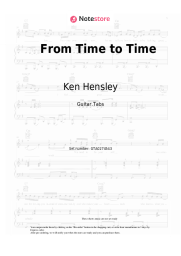 undefined Ken Hensley - From Time to Time