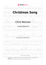 Sheet music, chords Chris Norman - Christmas Song