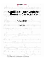 undefined Nino Rota - Cadillac - Arrivederci Roma - Caracalla's