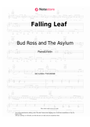 Sheet music, chords Bud Ross and The Asylum - Falling Leaf