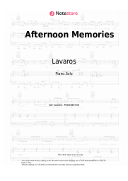 undefined Lavaros - Afternoon Memories