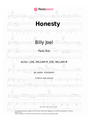 undefined Billy Joel - Honesty