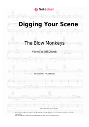 Sheet music, chords The Blow Monkeys - Digging Your Scene