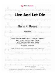 undefined Guns N' Roses - Live And Let Die 