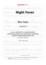 undefined Bee Gees - Night Fever
