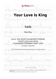 undefined Sade - Your Love Is King