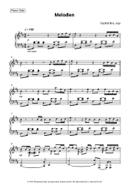 Sheet music, chords Capital Bra, Juju - Melodien