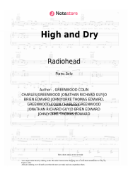 undefined Radiohead - High and Dry