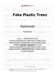 undefined Radiohead - Fake Plastic Trees